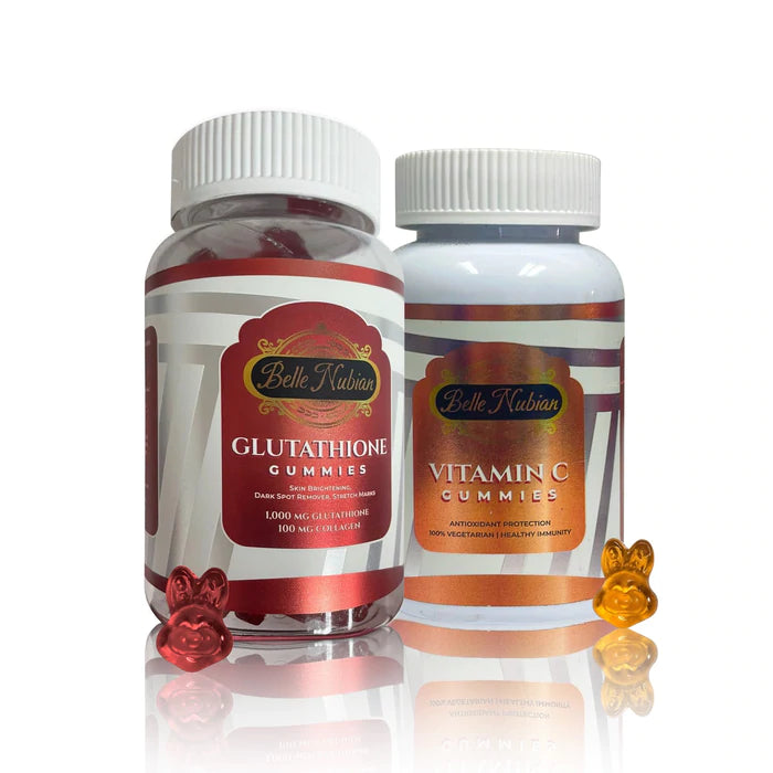 belle nubian glutathione DUO GUMMIES GLUTA ORGANIQUE + GUMMIES VITAMINE C