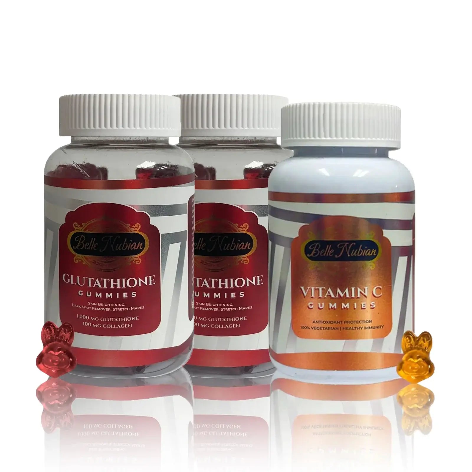 KIT DE 2 GUMMIES GLUTA + 1 GUMMIE VITAMINE C