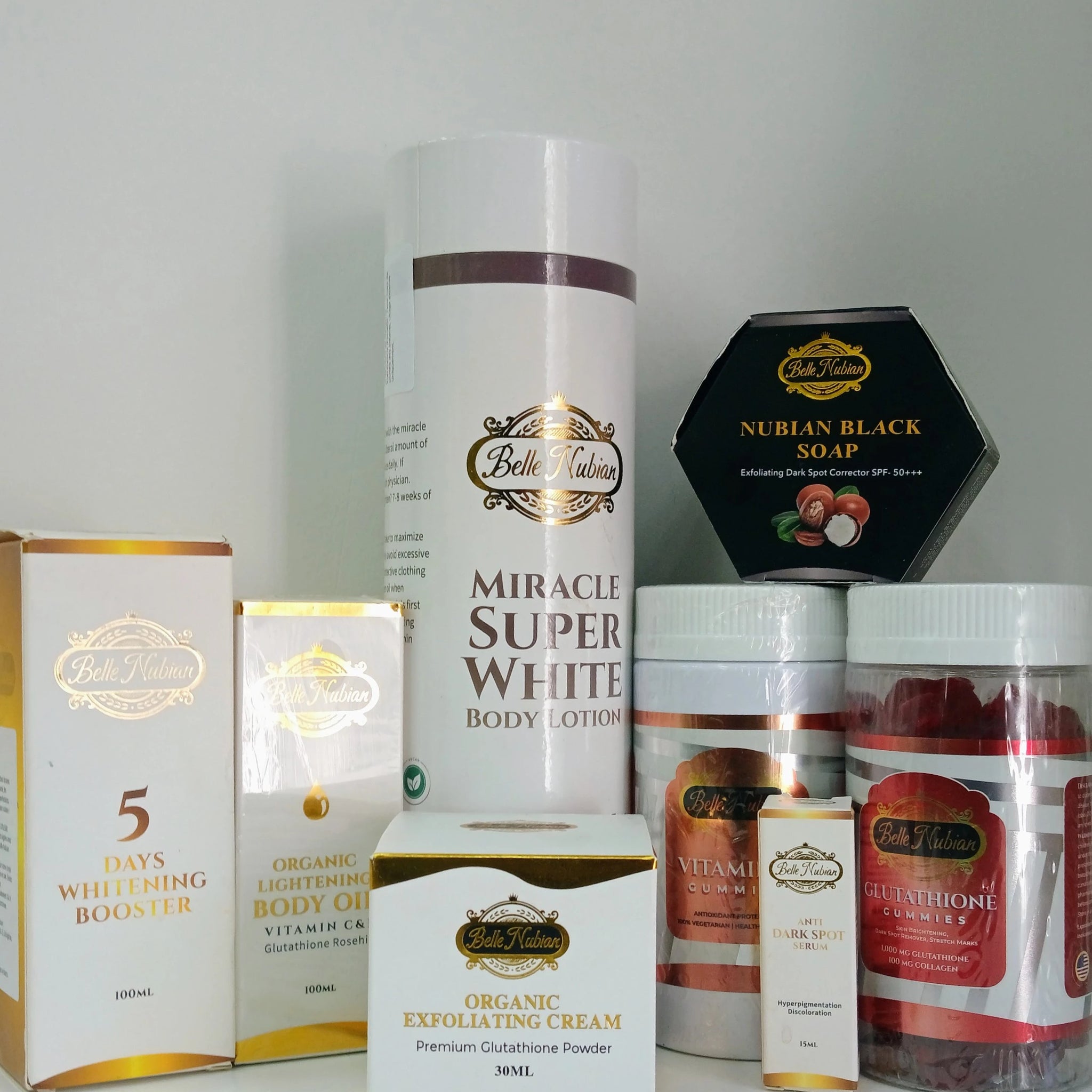 GAMME MIRACLE SUPER WHITE GLOW (AVEC HUILE CORPORELLE BIO)