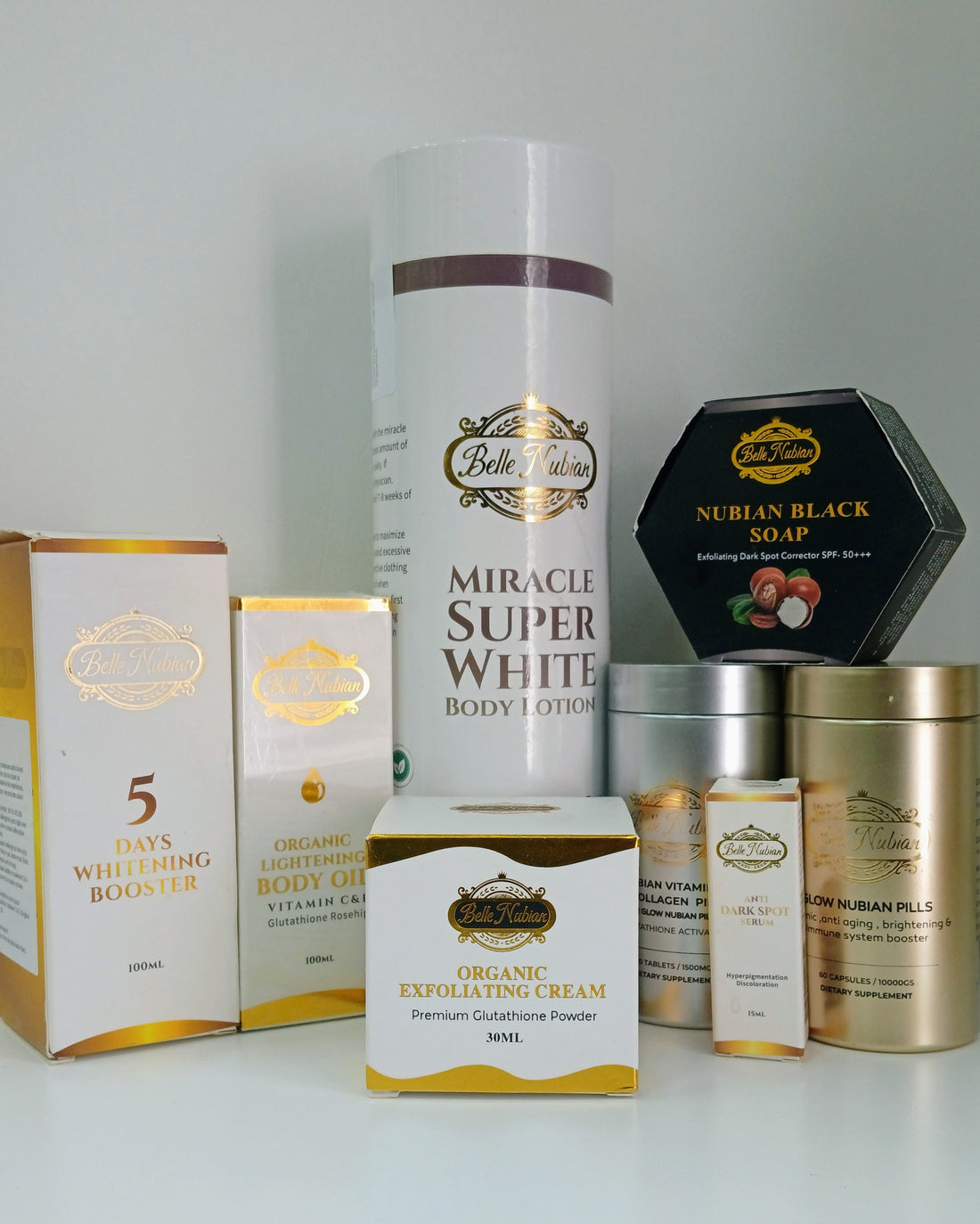 GAMME MIRACLE SUPER WHITE GLOW (AVEC HUILE CORPORELLE BIO)